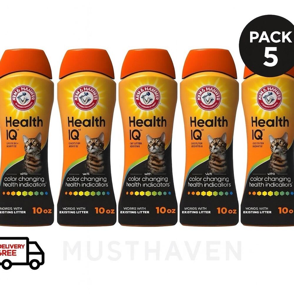 Arm & Hammer Health IQ Cat Litter Additive Color Health Indicators 6.5oz - Pack5
